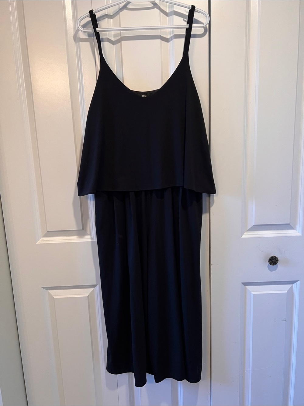 Uniqlo Midi Spaghetti-Strap Jumpsuit
